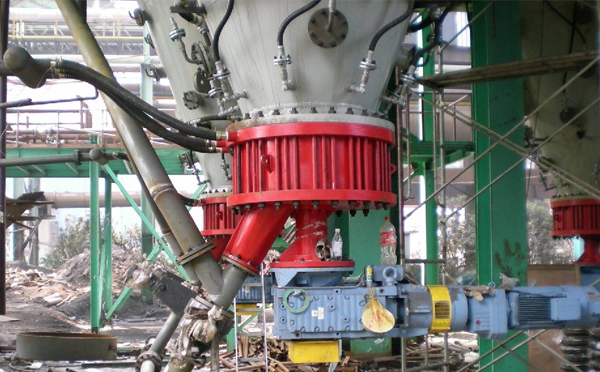 旋轉給料機現場